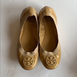 Tory Burch ballet flats-camellia pink (tan)